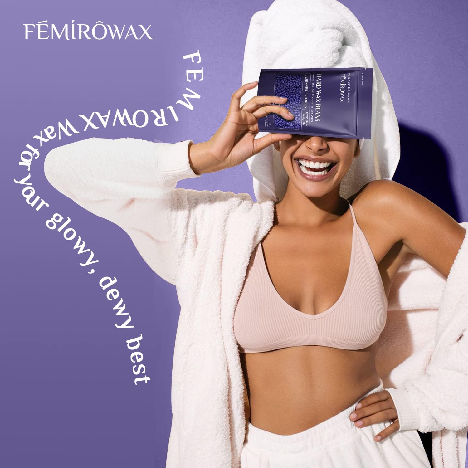 FEMIROWAX fast-drying beads enable efficient waxing sessions.