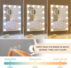 FENCHILIN smart touch control lets you adjust brightness and lighting mode easily.