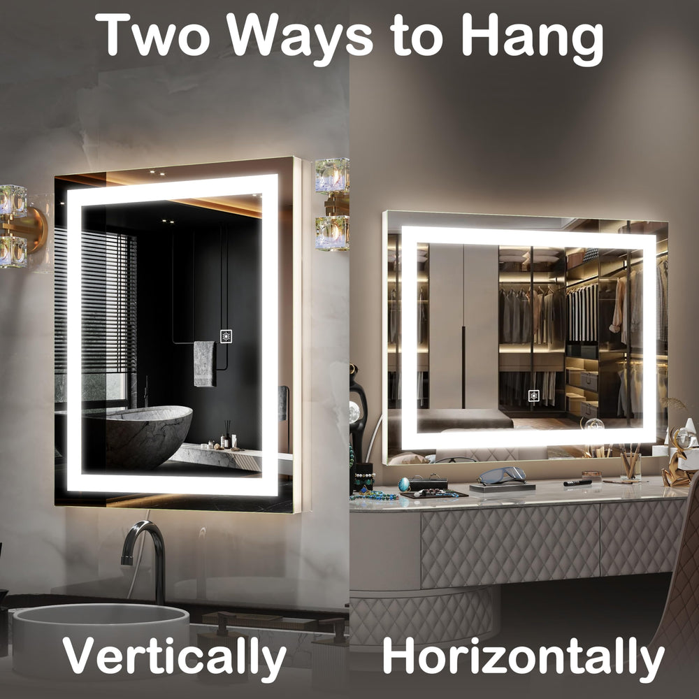FENNIO vanity mirror lights removable base simplifies desktop installation.