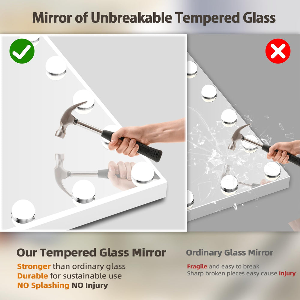 FENCHILIN vanity mirror memory function – saves last brightness and color