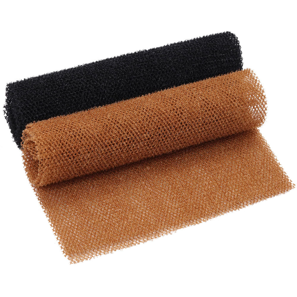 Fengek exfoliante africano cafe: esponja de baño que genera buena espuma y limpieza profunda.