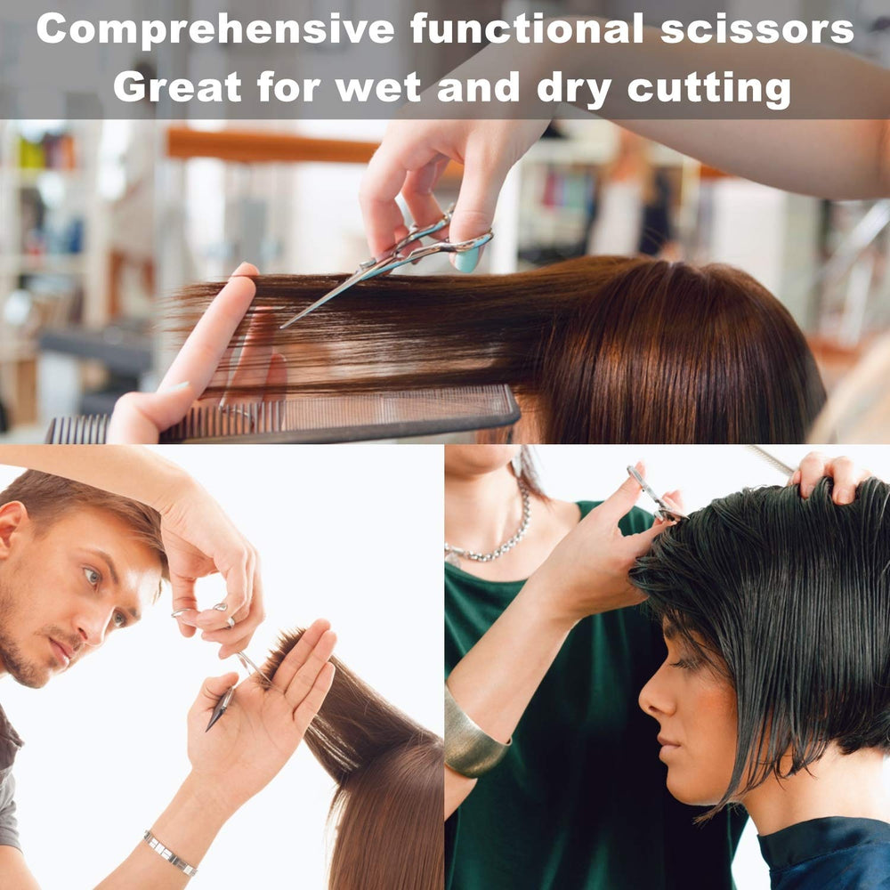 Fengliren salon and home-use barber scissors versatile for styles