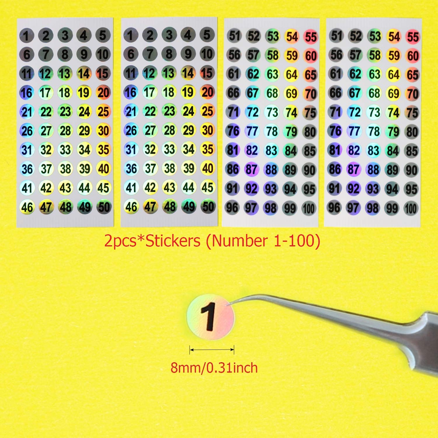 FENKON elastic swatch sticks provide sturdy, smooth surfaces for seamless polish application