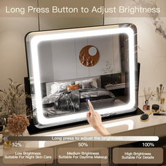 FENNIO aluminum frame vanity mirror emphasizing durability for daily use