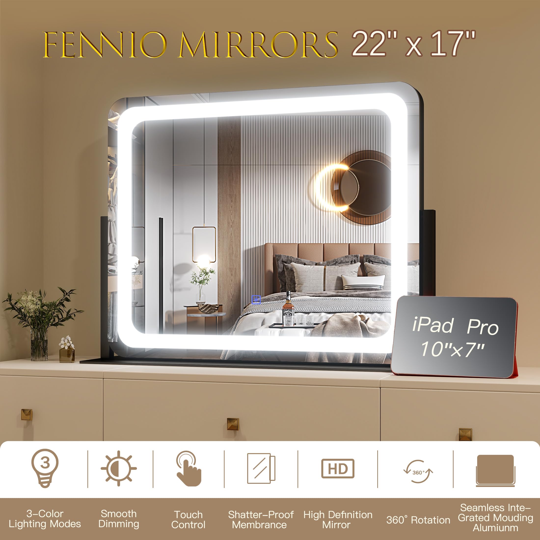 FENNIO brightness dimmer control enables customized ambiance