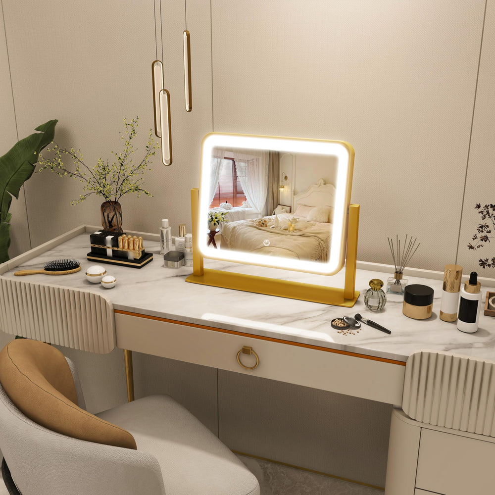 FENNIO vanity mirror lights compact design ideal for small desks