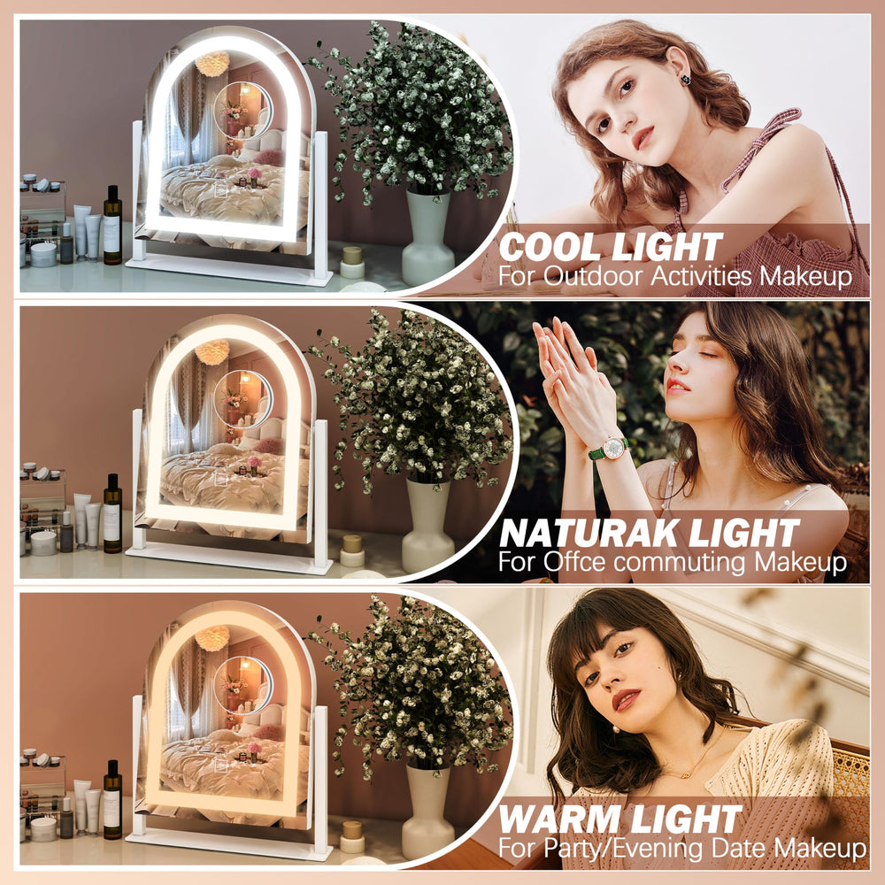 FENNIO vanity-mirror-lights dimmer-display enables customizable brightness for any room.