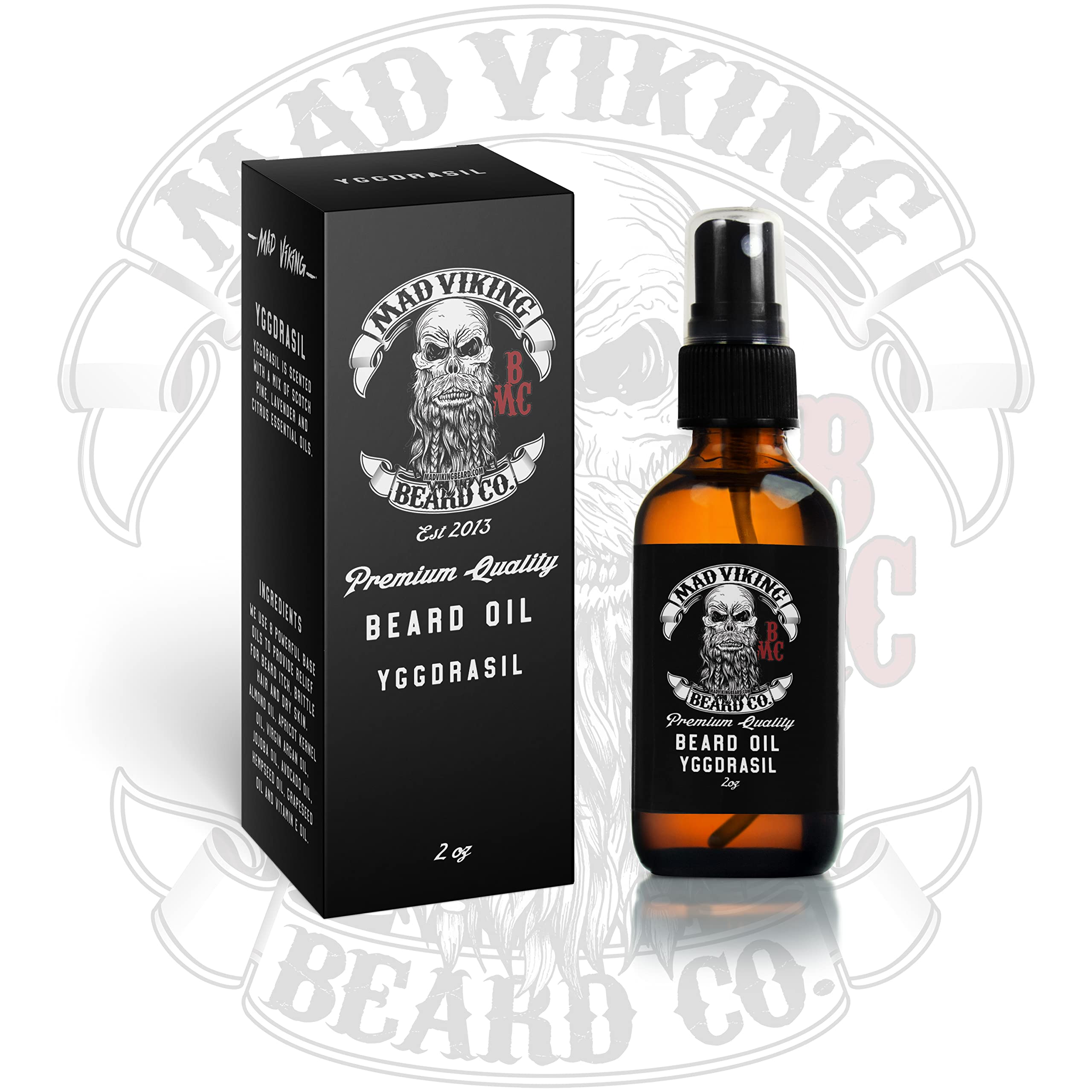 Fenrir beard oil daily routine image suggests consistency and easy grooming.