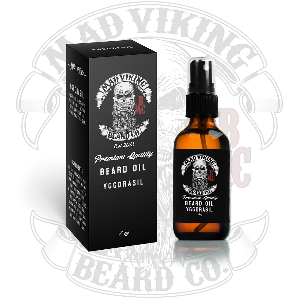 Fenrir beard oil daily routine image suggests consistency and easy grooming.