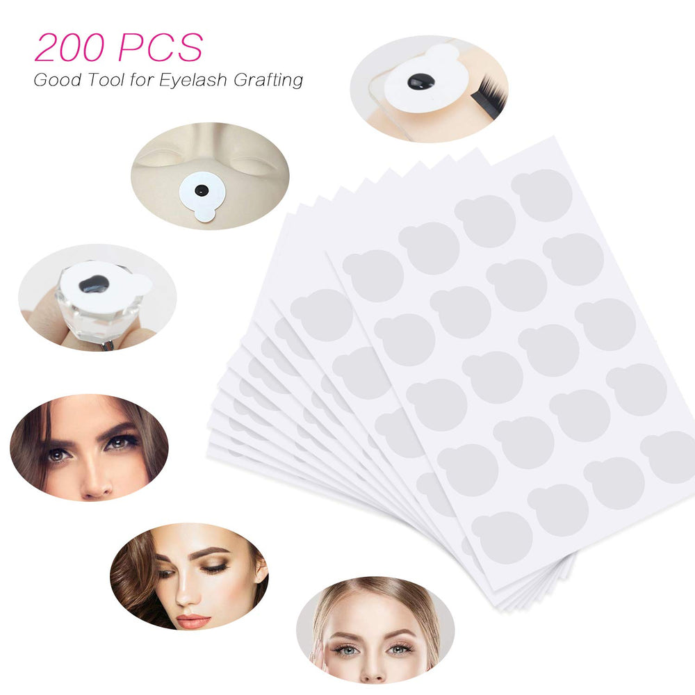 Fenshine glue pallet sticker pad close-up showing leak-proof design for lash artists