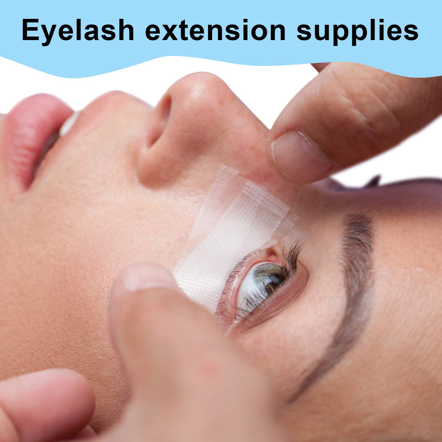 fenshine lash-tape-salon-setup illustrates professional use in makeup studios