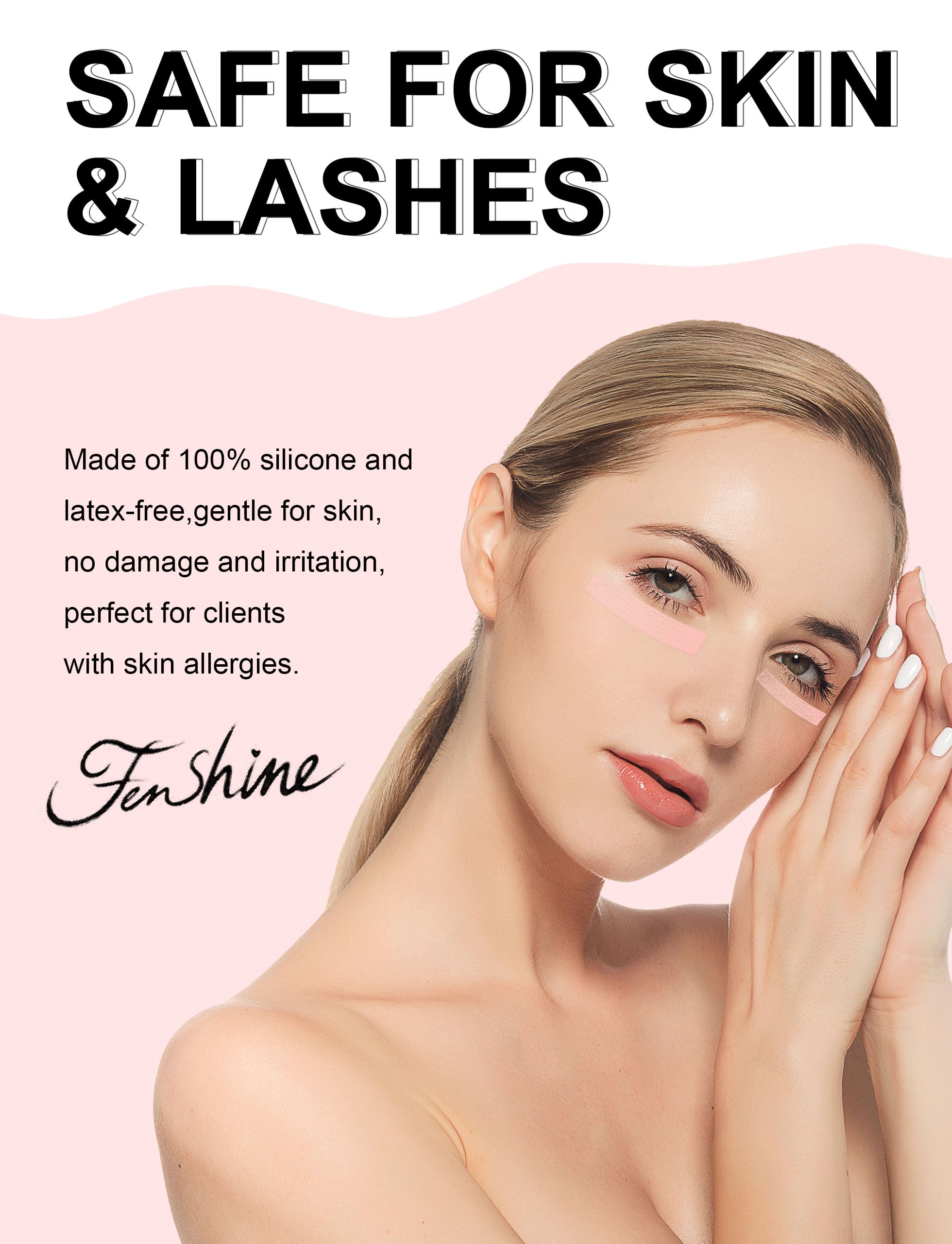 Fenshine lower-lash-covering tape secures lashes with a gentle hold.
