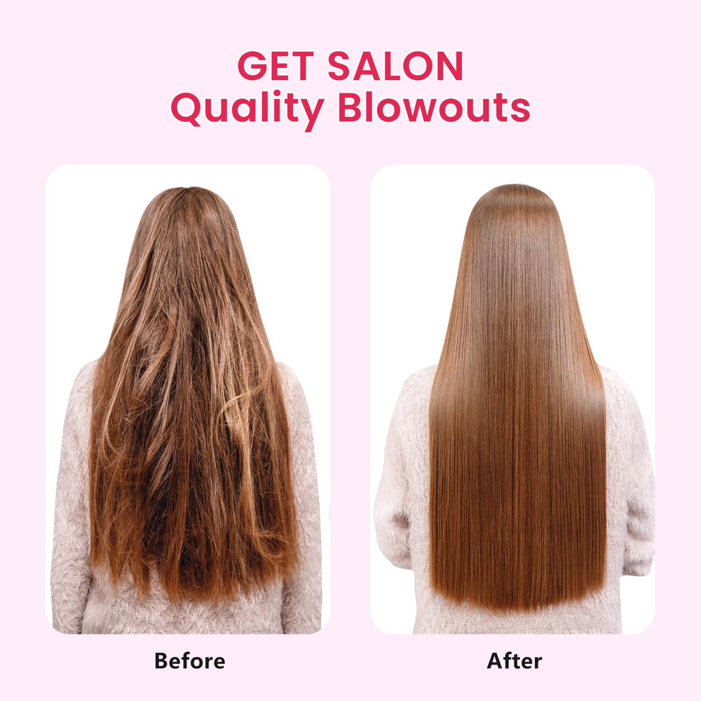 Fentgo negative ions reduce frizz for smoother, shinier hair.