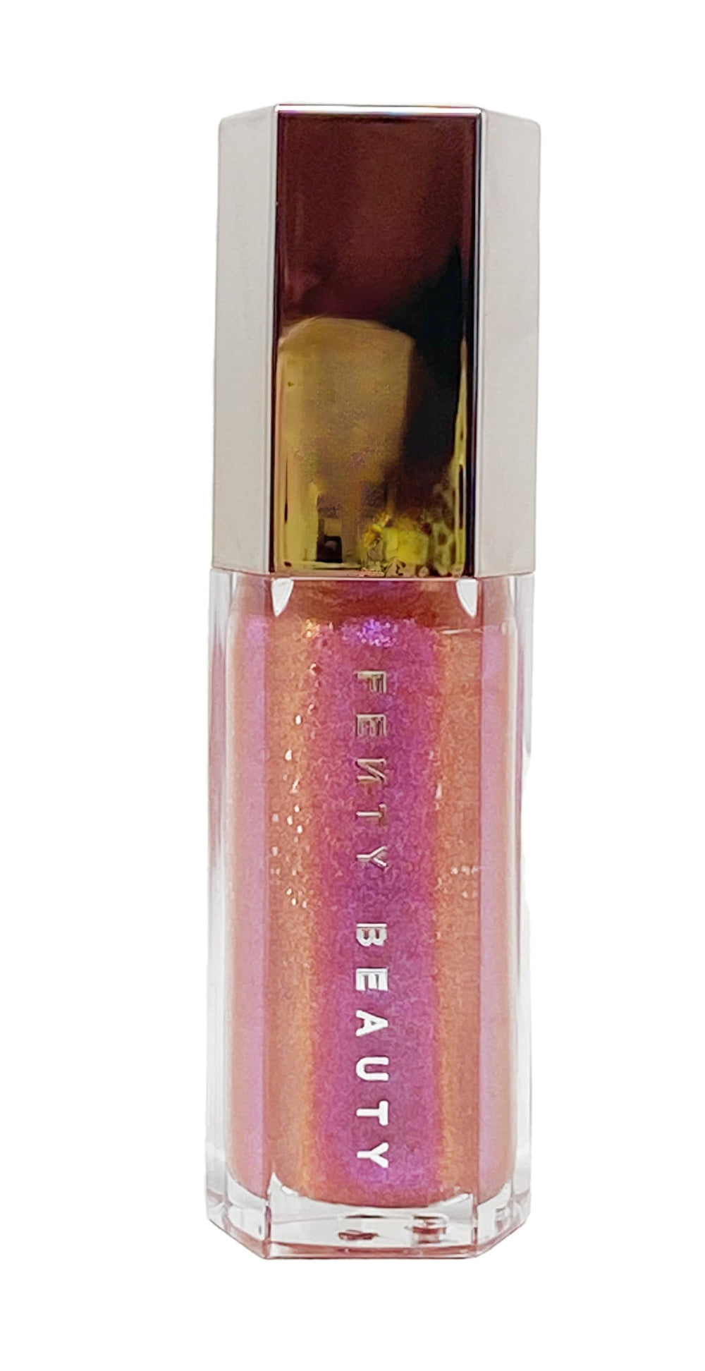 Fenty Beauty Gloss Bomb Grape Splash adds universal shine and lip gloss hydration.