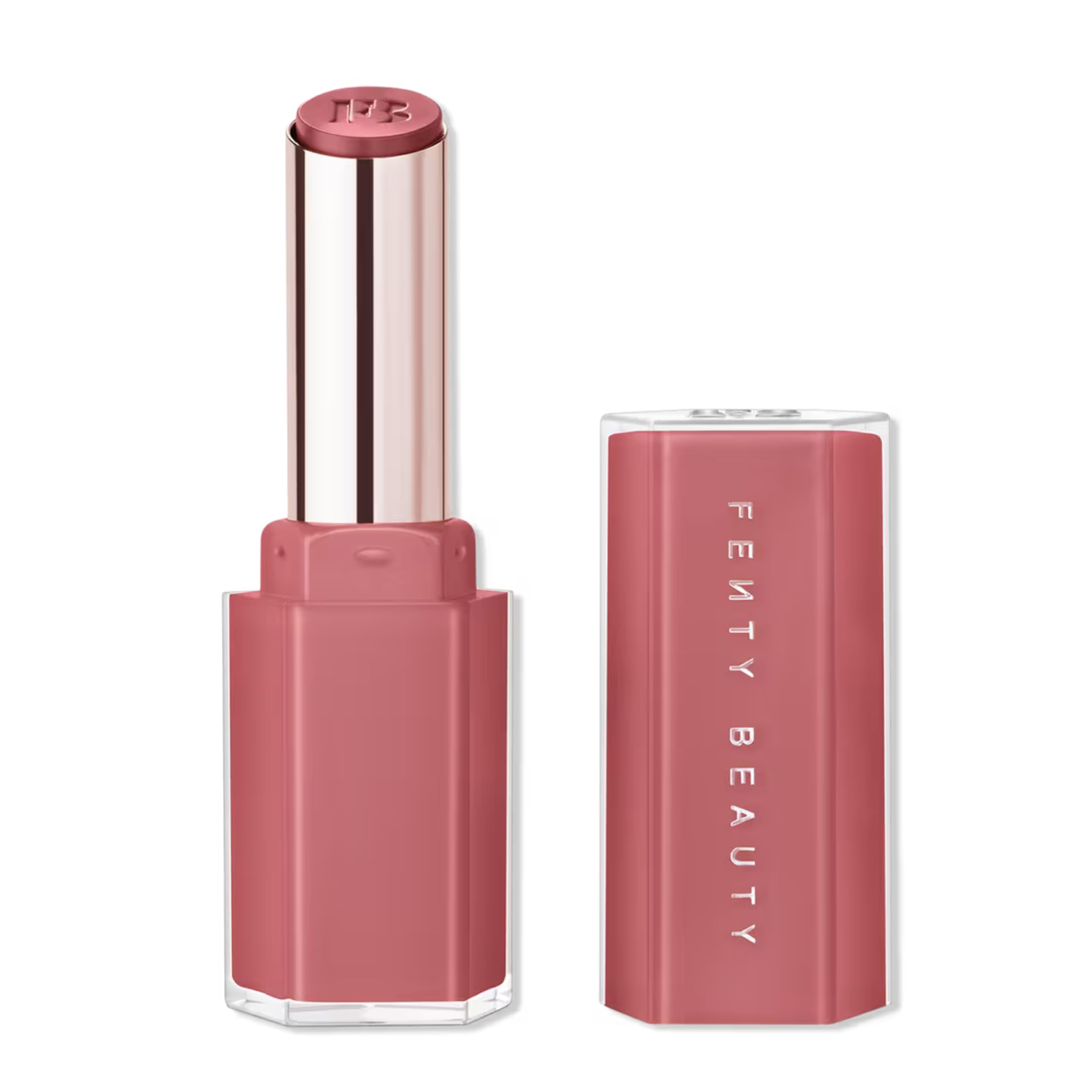 Fenty Beauty Gloss Bomb Stix 04 Is It Fussy with high shine and moisture-lock formula.