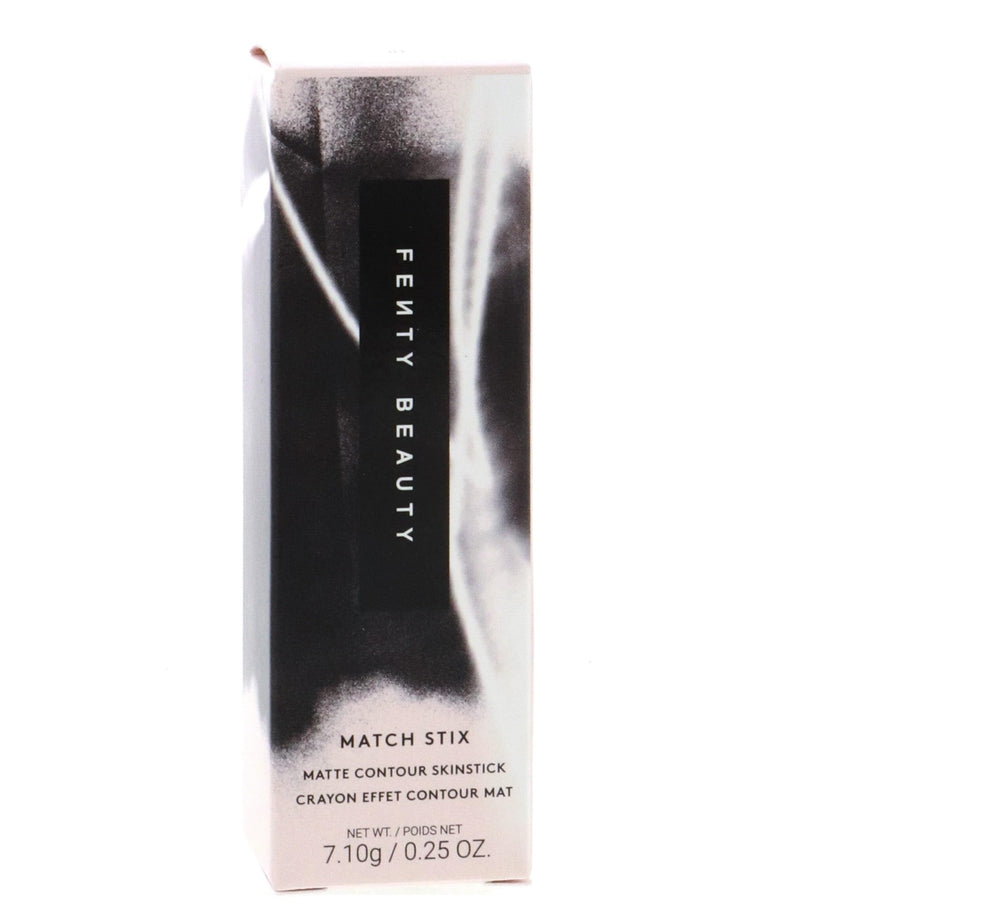 Fenty Beauty Match Stix Amber packaging highlights compact, travel-friendly contour stick.