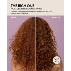 Fenty Hair The Rich One pump bottle with silky, frizz-free strands