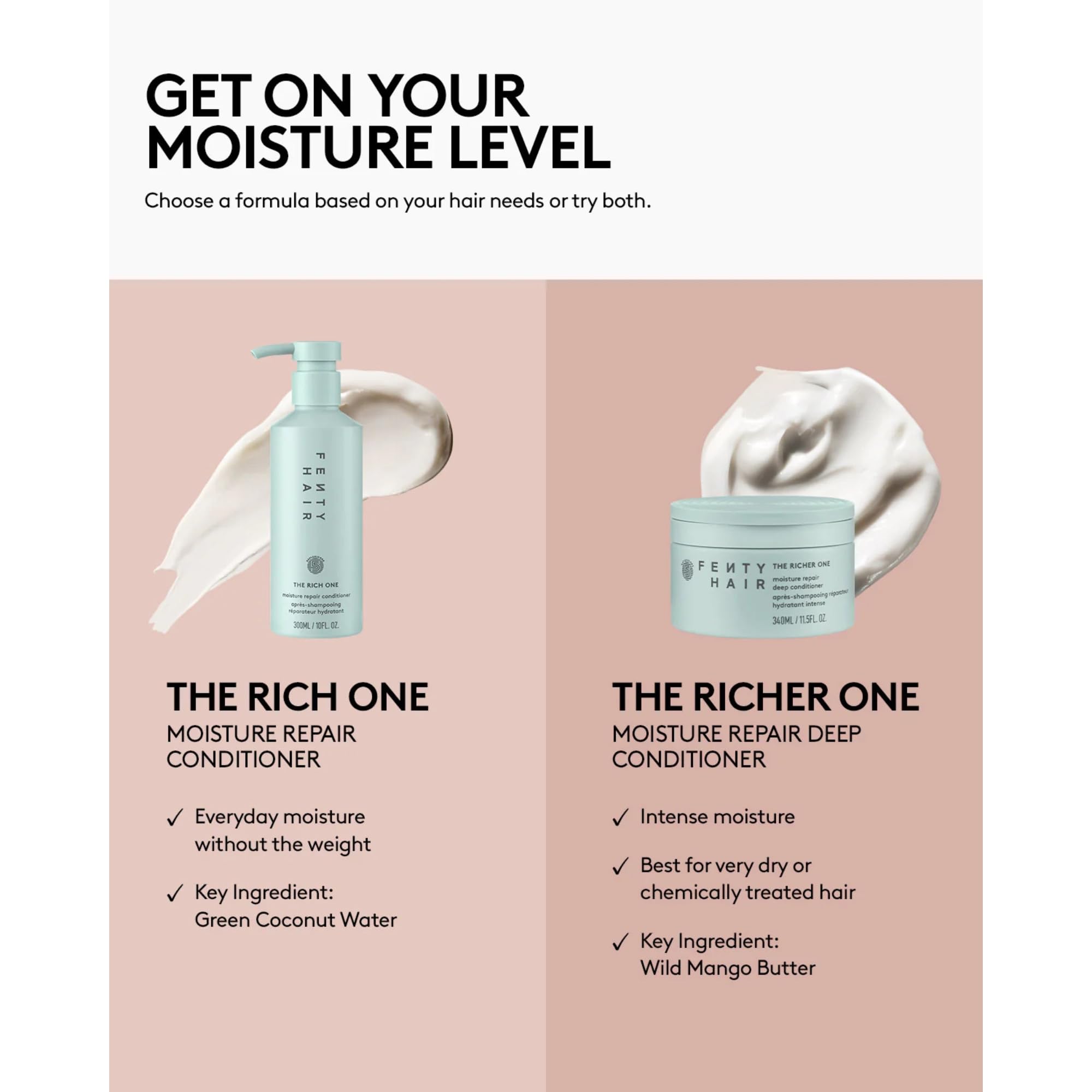 Fenty Hair The Rich One coconut illustration emphasizing hydration