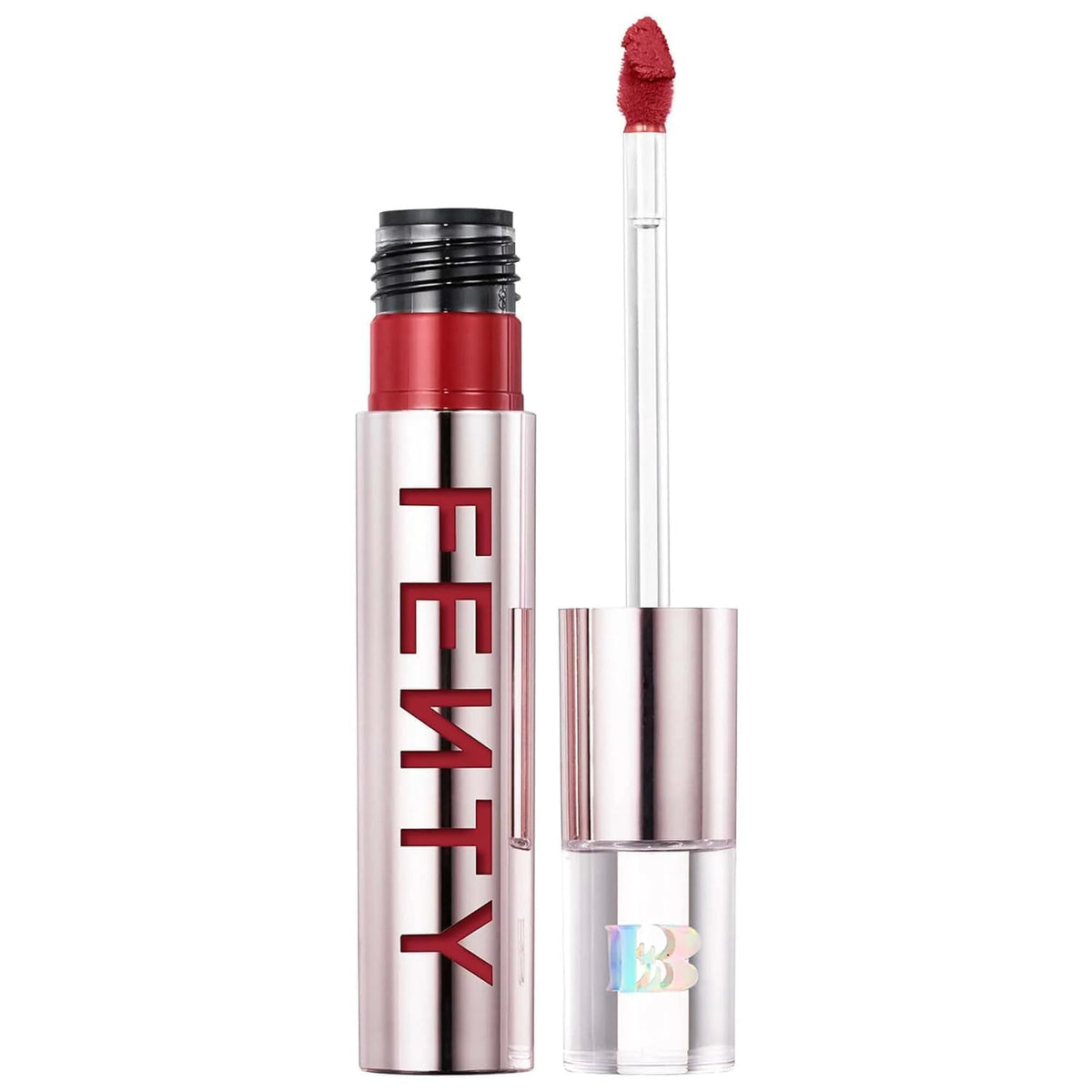Fenty Icon Velvet Lipstick outer packaging highlights premium branding for gifting.