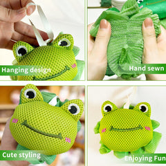 Fepgsy octopus-shaped loofah sponge engaging kids during bath