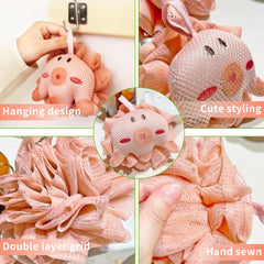 Fepgsy soft mesh loofah delivers gentle cleansing