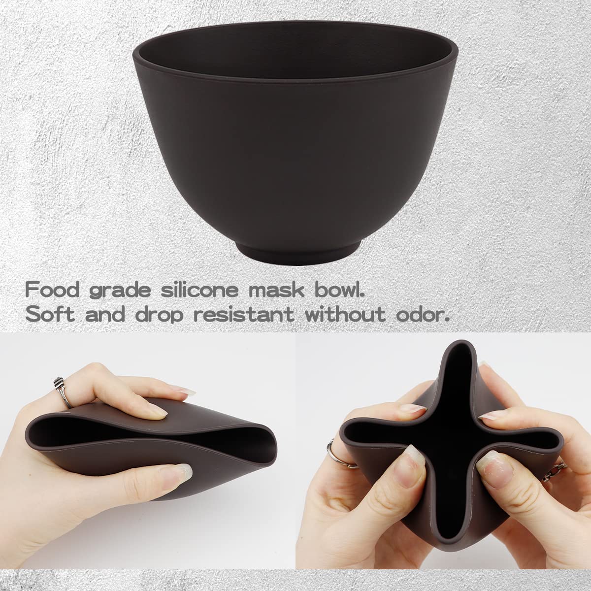 FERCAISH microwavable face bowl demonstrating heat resistance for warm masque prep.