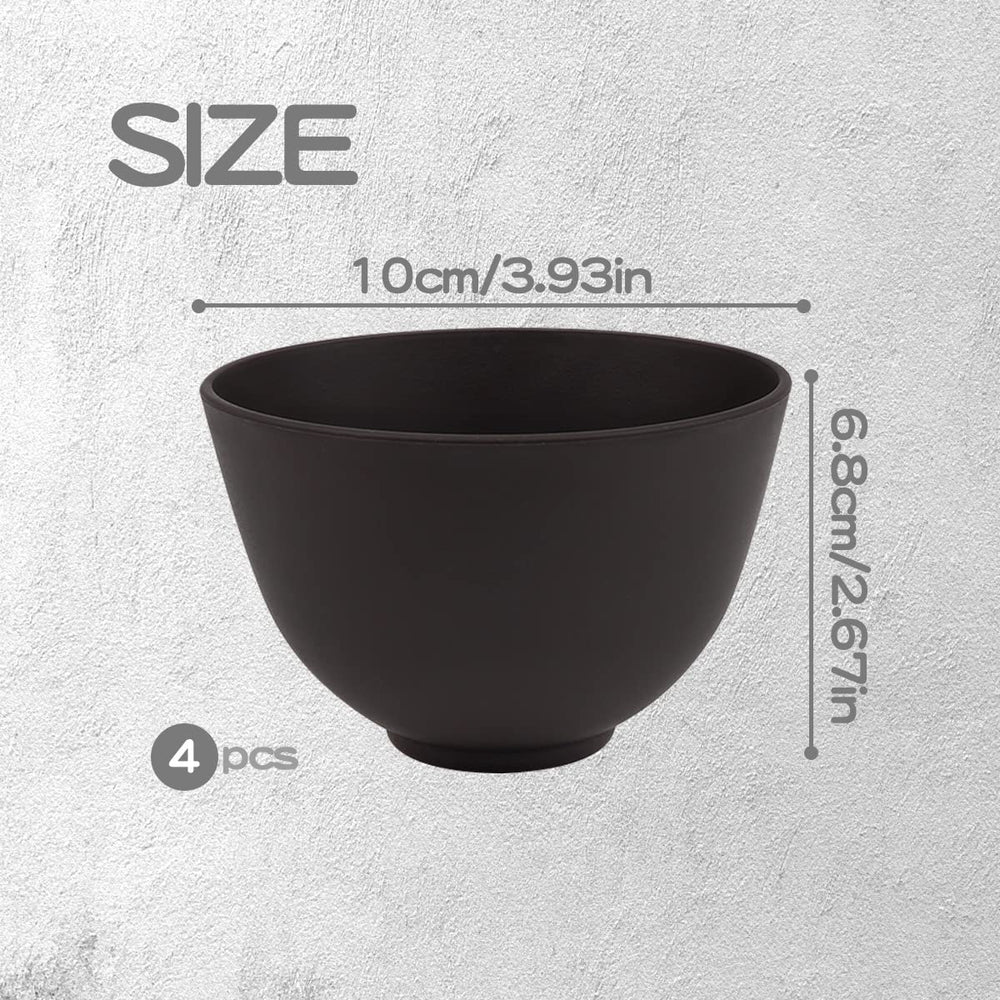 FERCAISH silicone mud bowl close-up showing flexible, soft texture for easy mixing.