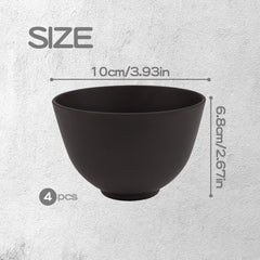 FERCAISH silicone mud bowl close-up showing flexible, soft texture for easy mixing.