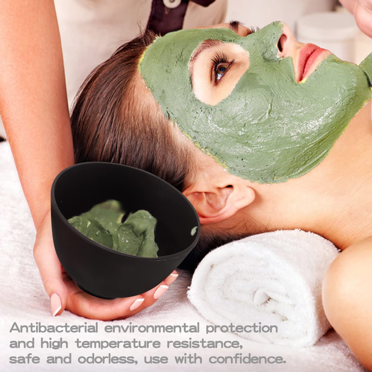 FERCAISH soft silicone bowl edge close-up highlighting durability and deformation resistance.