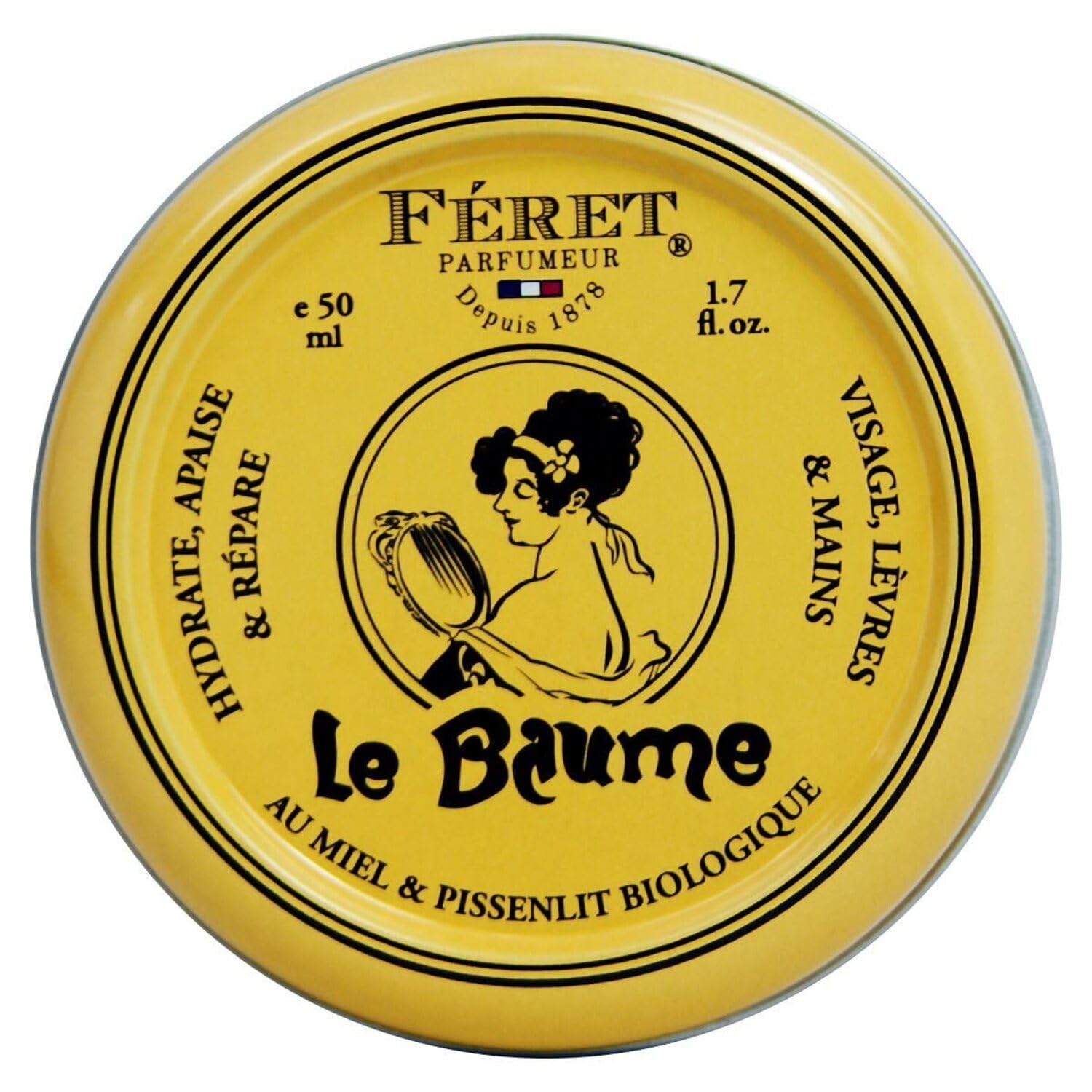 Feret Le Baume Rose Poudre lips receive deep hydration for dry lips.