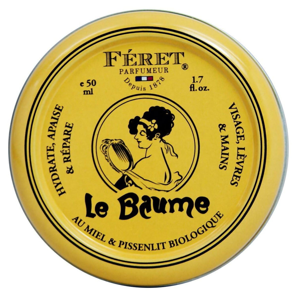 Feret Le Baume Rose Poudre lips receive deep hydration for dry lips.