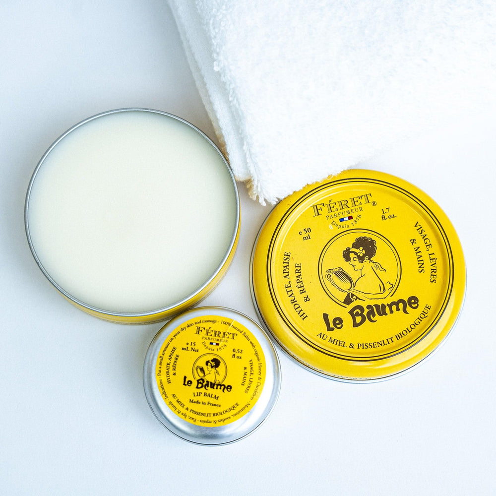 Feret Le Baume Rose Poudre French-made heritage in a classic tin.