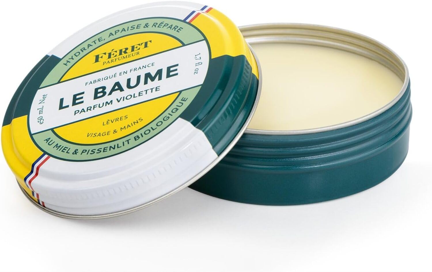 Feret Parfumeur Le Baume Violette texture spread demonstrates smooth application.