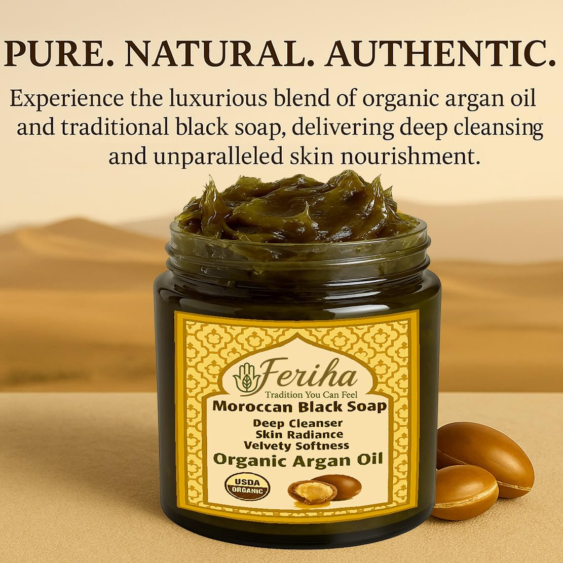 FERIHA Jar packaging shown for travel-safe skincare on the go.
