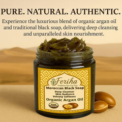FERIHA Jar packaging shown for travel-safe skincare on the go.