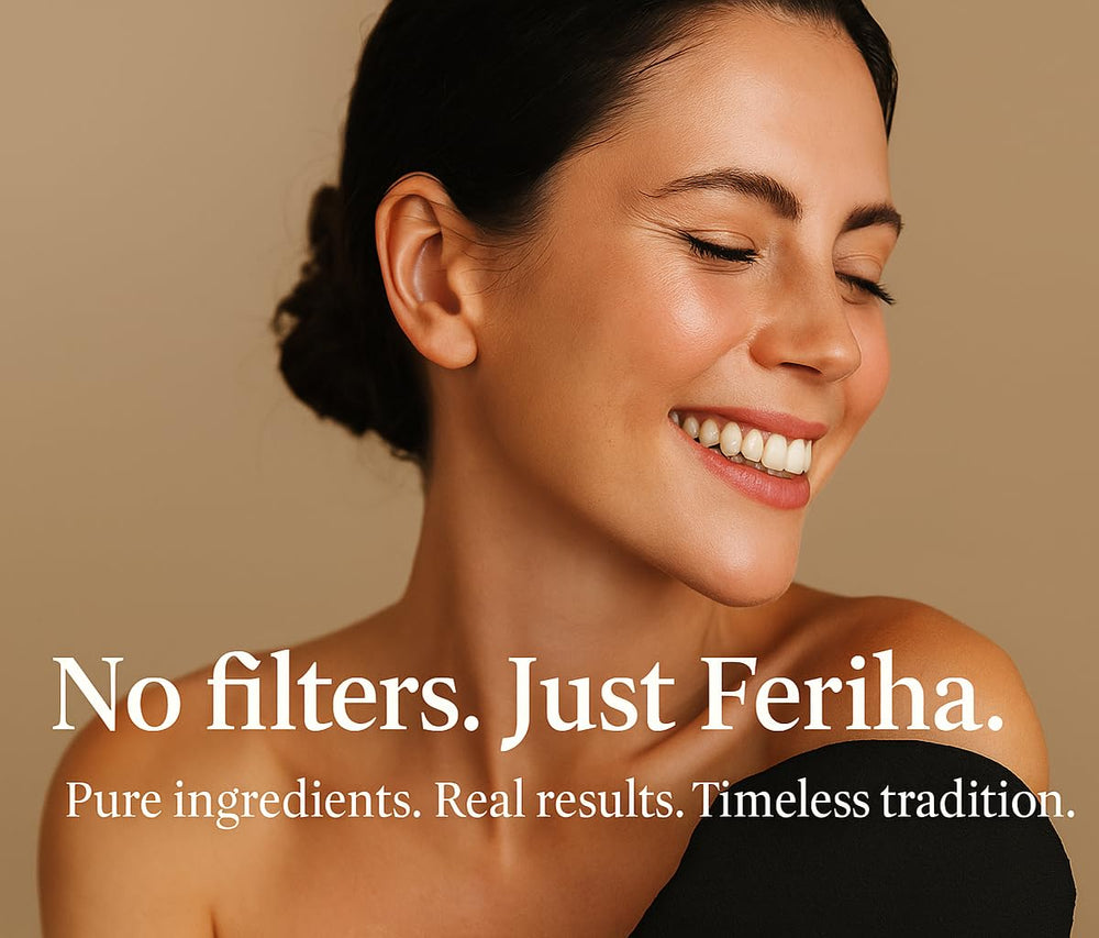 FERIHA Natural argan scent provides earthy aroma during routine use.