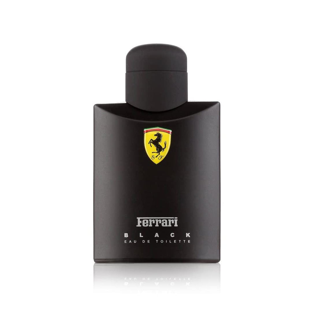 Ferrari Scuderia Black bottle cap close-up highlighting premium design for gifting.