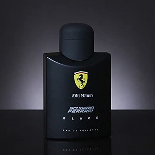 Ferrari Scuderia Black fragrance application on skin suggests lasting aroma experience.