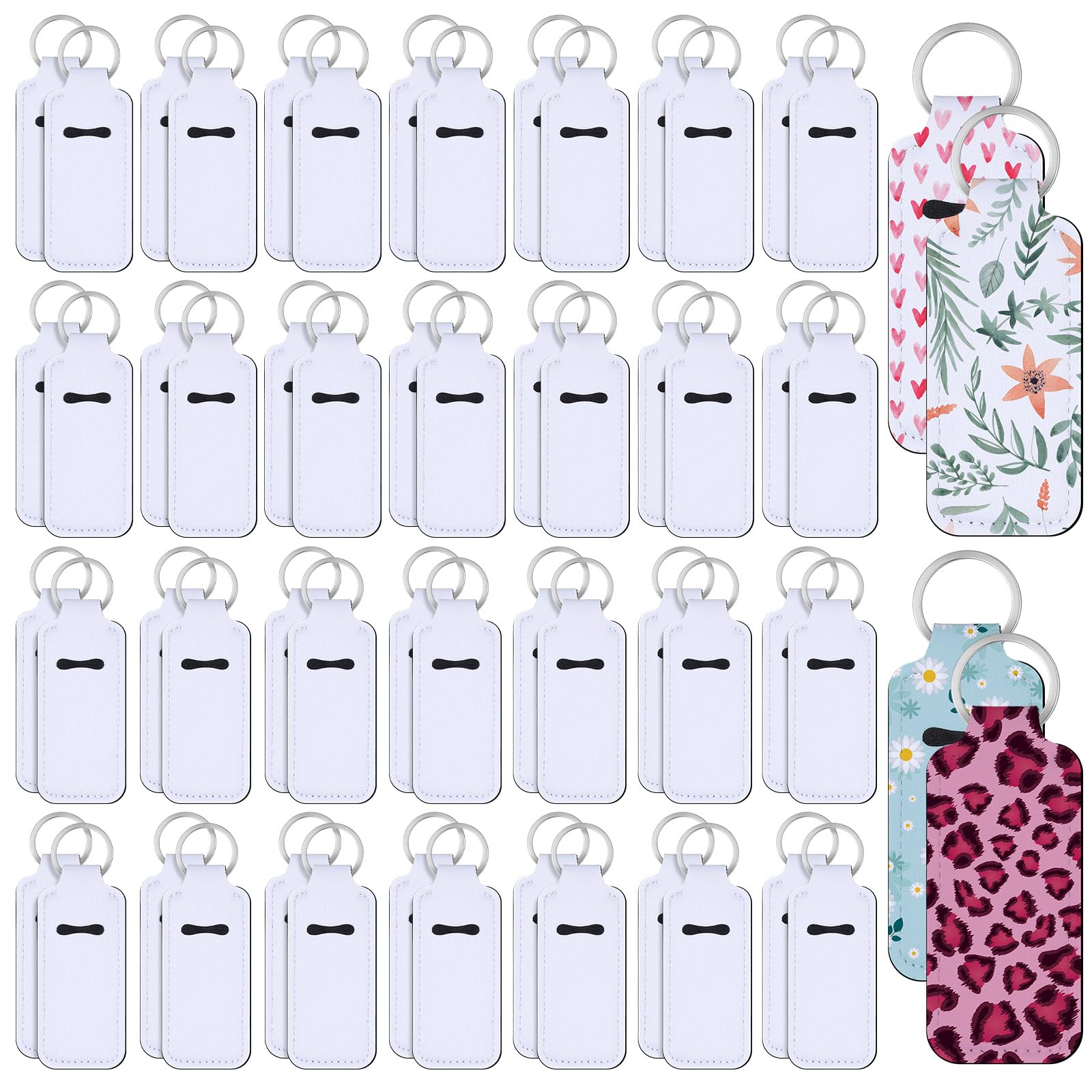 Ferreve lipstick holder keychain packaging shows bulk value for gifts and events.
