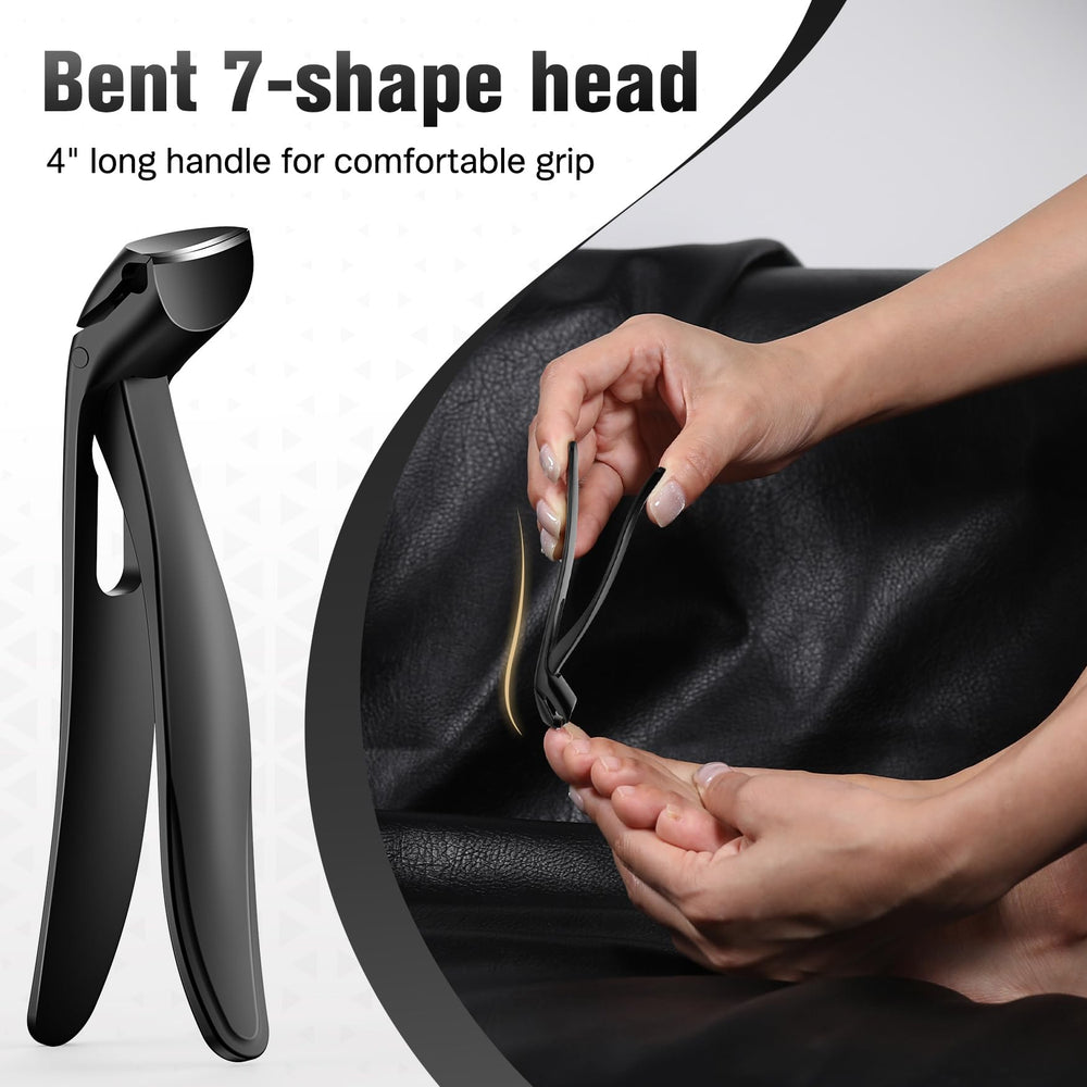 FERYES catcher keeps nail clippings contained for quick cleanup.