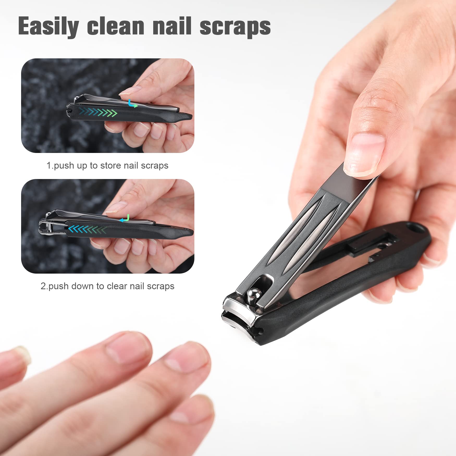 FERYES comfort-grip handle emphasizes ergonomic, slip-resistant use