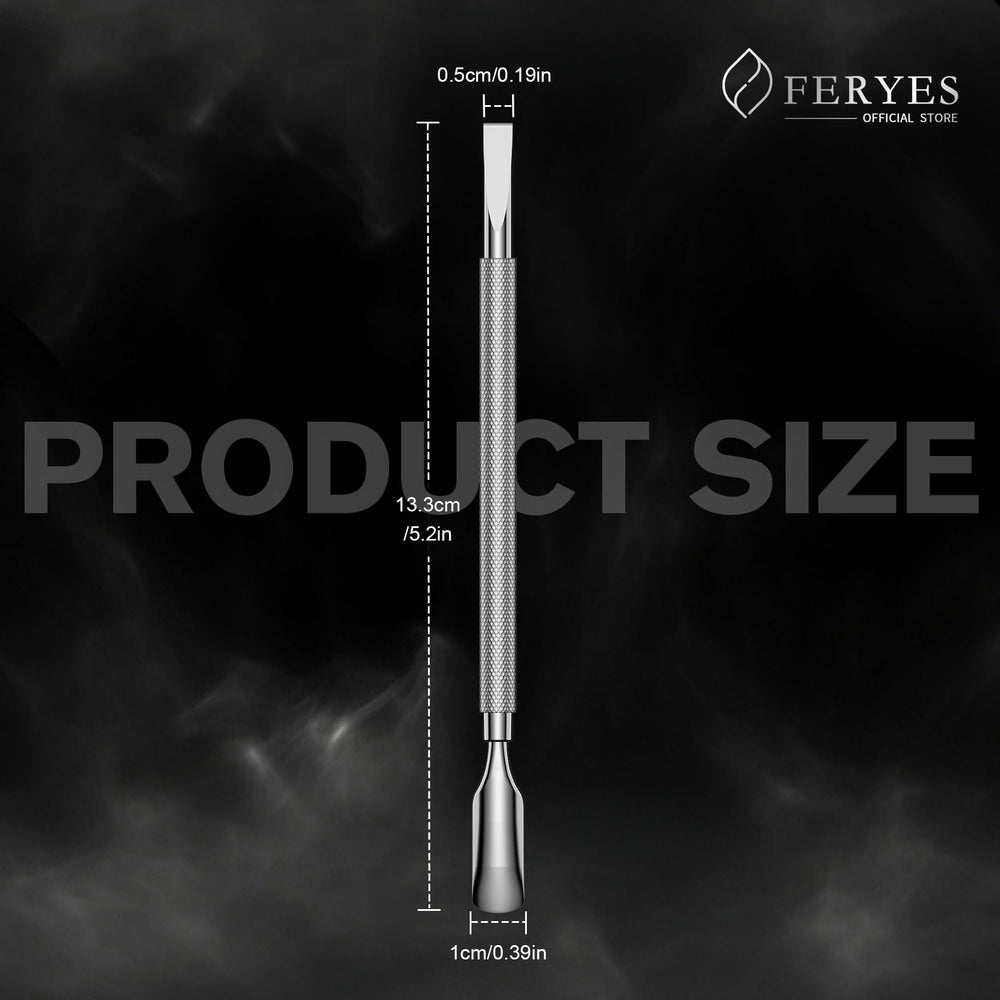 FERYES cuticle remover knife-edge for dead skin and under-nail cleaning.
