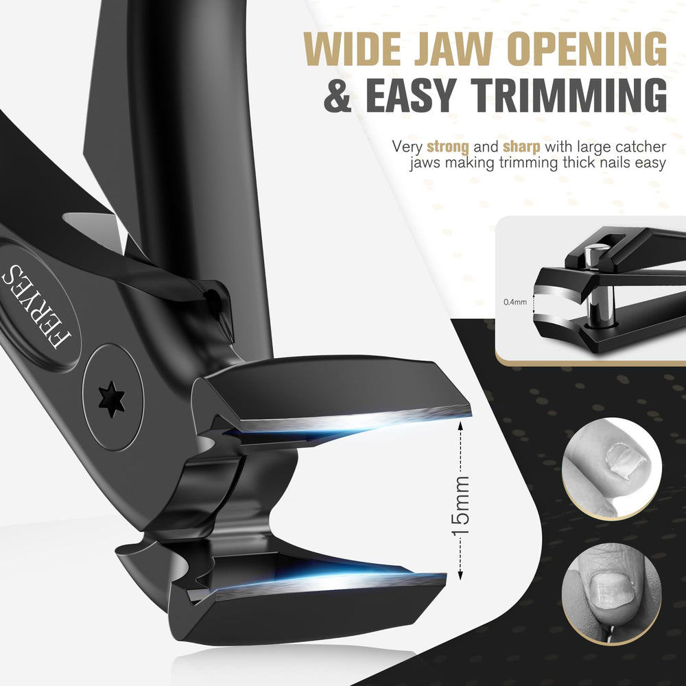 FERYES adaptable to left- and right-handed users for independent trimming.