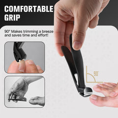 FERYES long-handled-toenail-clipper provides comfortable grip for seniors.