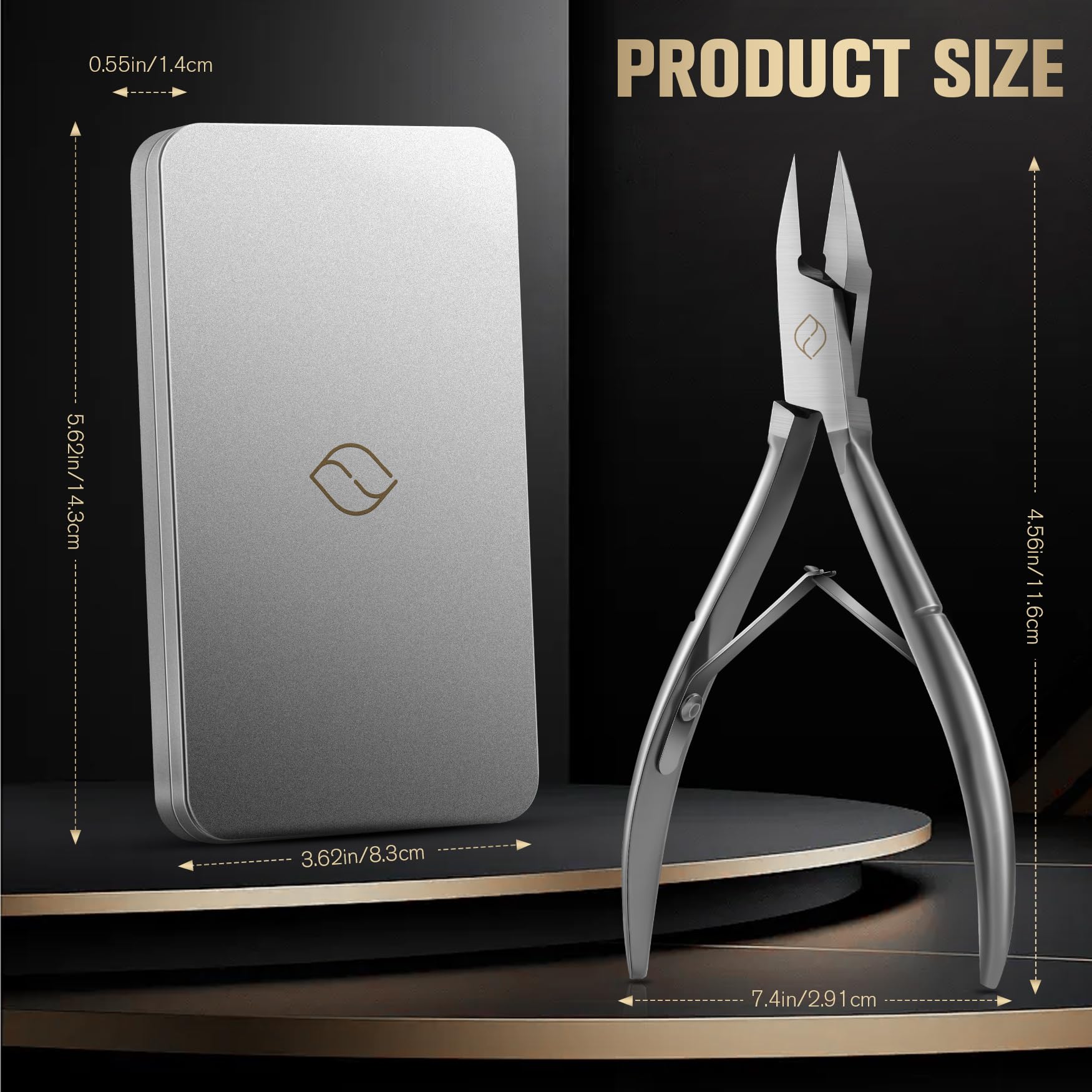 FERYES nail clippers easy cleaning storage and maintenance-friendly design.