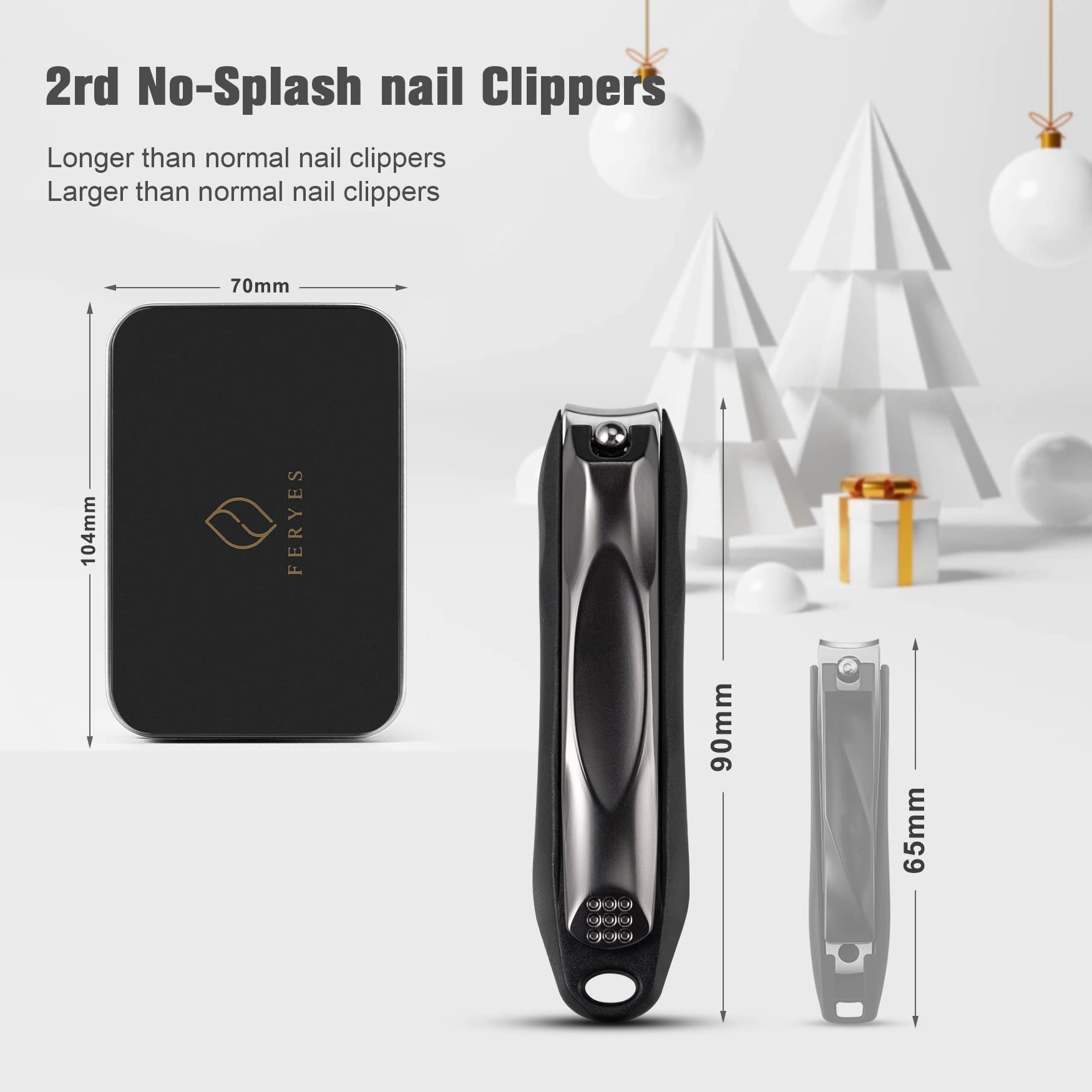 FERYES integrated nail file image for quick smoothing