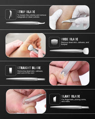 FERYES pedicure knife strip blade for edge detail work
