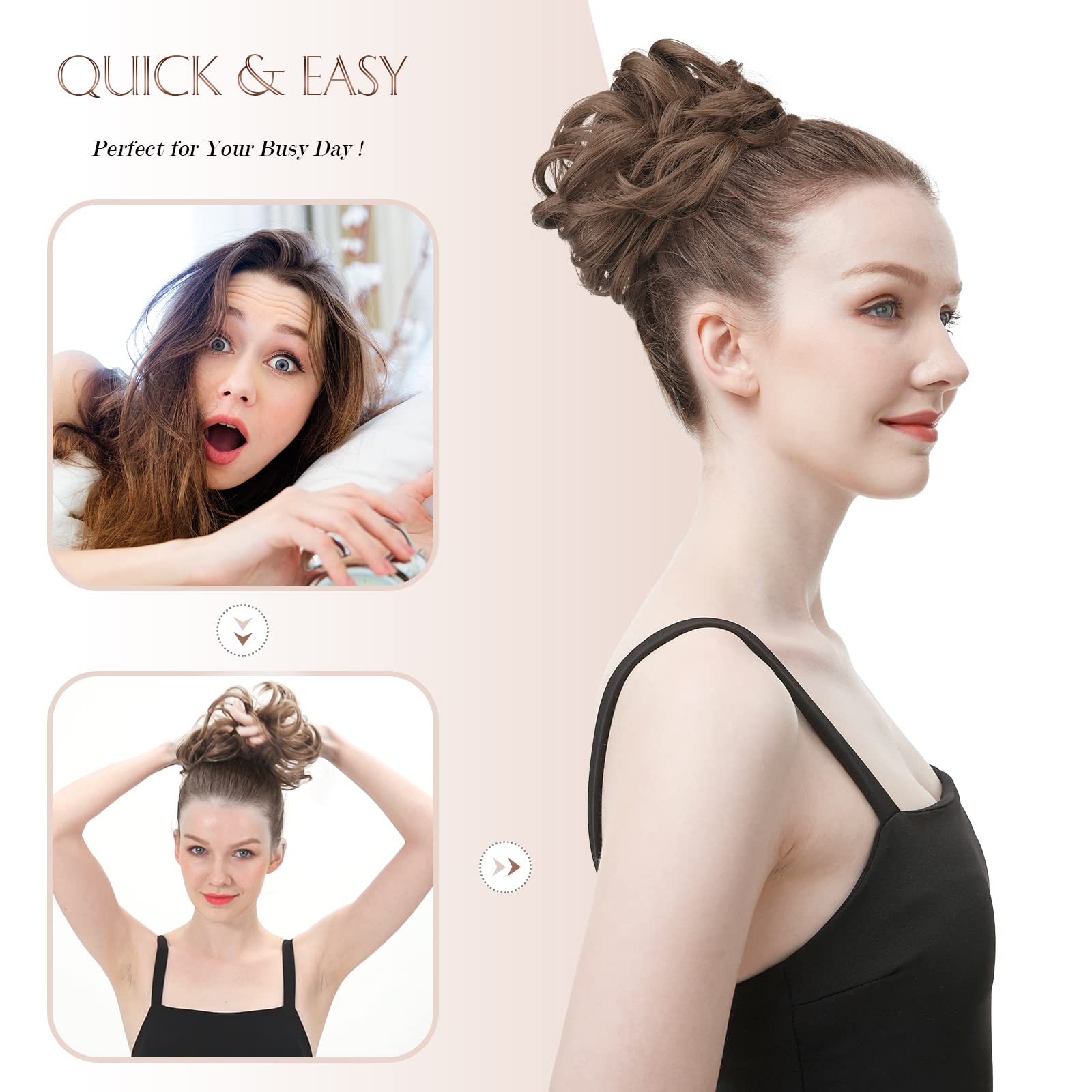 FESHFEN daily-use hairpiece ready for instant styling.