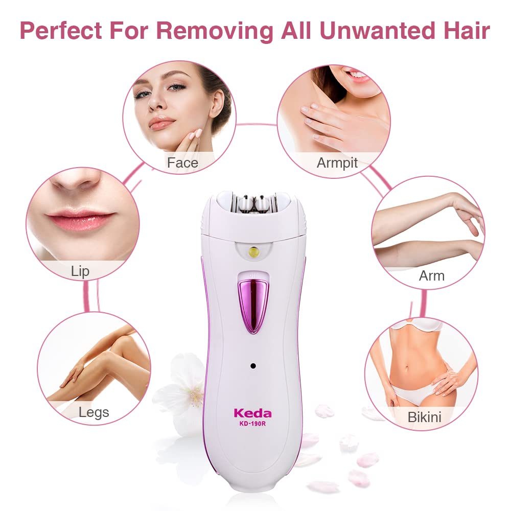 Fetetieau epilator armpits demonstrates quick body hair removal with minimal irritation.