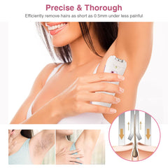 Fetetieau epilator bikini removal targets bikini area for smooth results.